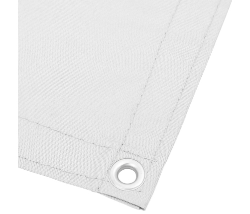 Pantalla de balcón 100% poliéster Oxford blanco 120x1000 cm