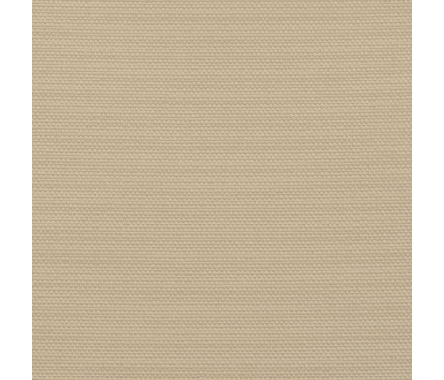 Pantalla de balcón 100% poliéster Oxford beige 75x700 cm