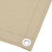 Pantalla de balcón 100% poliéster Oxford beige 75x800 cm