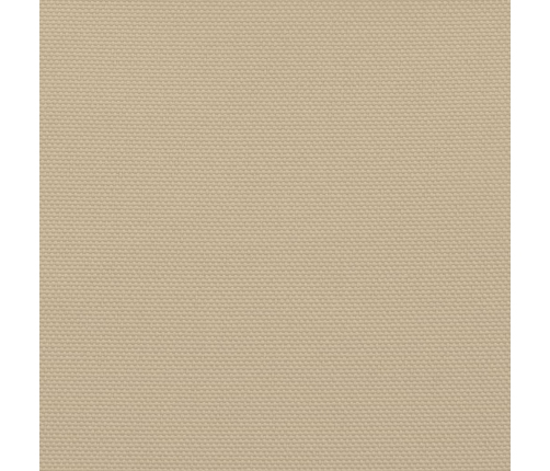 Pantalla de balcón 100% poliéster Oxford beige 75x800 cm