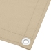 Pantalla de balcón 100% poliéster Oxford beige 120x700 cm