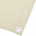 Pantalla de balcón 100% poliéster Oxford crema 90x800 cm