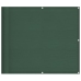 Pantalla de balcón 100% poliéster Oxford verde oscuro 90x1000cm