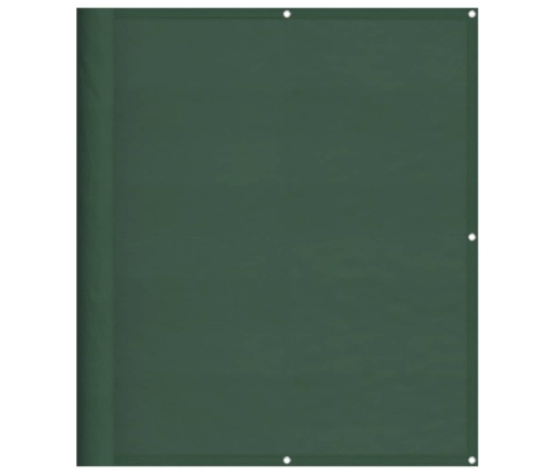 Pantalla de balcón 100% poliéster Oxford verde oscuro 120x700cm