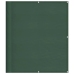 Pantalla de balcón 100% poliéster Oxford verde oscuro 120x700cm