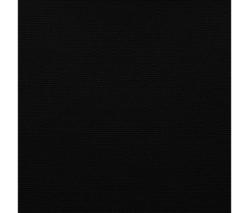 Pantalla de balcón 100% poliéster Oxford negro 75x700 cm