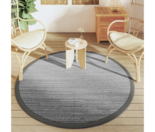 Alfombra de exterior ARAKIL gris Ø160 cm PP