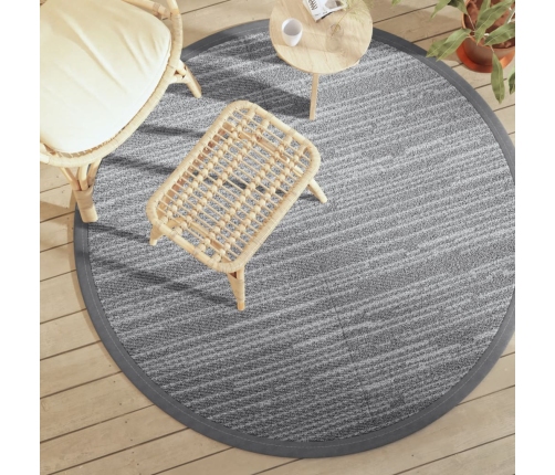 Alfombra de exterior ARAKIL gris Ø160 cm PP