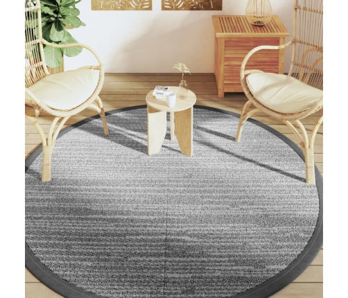 Alfombra exterior ARAKIL gris Ø200 cm PP