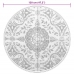 Alfombra de exterior ARAKIL gris claro Ø120 cm PP