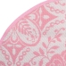Alfombra de exterior ARAKIL rosa Ø160 cm PP