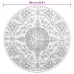 Alfombra de exterior ARAKIL rosa Ø160 cm PP