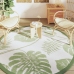 Alfombra exterior ARAKIL verde Ø200 cm PP