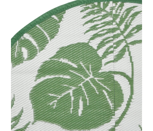 Alfombra exterior ARAKIL verde Ø200 cm PP