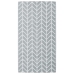 Alfombra de exterior PP gris 80x150 cm