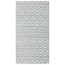 Alfombra de exterior PP ARAKIL gris 80x150 cm