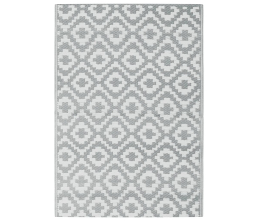 Alfombra exterior ARAKIL PP gris 160x230 cm