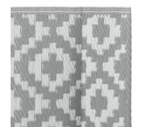 Alfombra exterior ARAKIL PP gris 80x250 cm