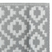 Alfombra exterior ARAKIL PP gris 80x250 cm