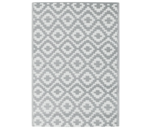 Alfombra exterior ARAKIL PP gris 140x200 cm