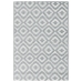 Alfombra exterior ARAKIL PP gris 140x200 cm