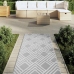 Alfombra de exterior PP gris 80x250 cm