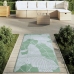 Alfombra de exterior PP verde 80x150 cm