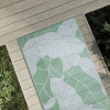 Alfombra de exterior PP ARAKIL verde 80x150 cm