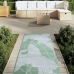 Alfombra de exterior PP verde 80x250 cm