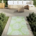 Alfombra de exterior PP verde 80x150 cm