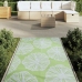 Alfombra de exterior PP verde 120x180 cm