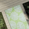 Alfombra de exterior PP ARAKIL verde 80x250 cm