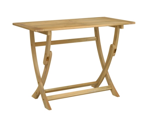 Mesa de jardín plegable madera maciza de acacia 110x55x75 cm