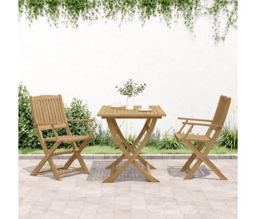 Sillas de jardín plegables 2 uds madera acacia 58x54,5x90 cm