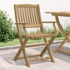 Sillas de jardín plegables 2 uds madera acacia 58x54,5x90 cm