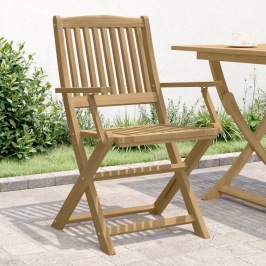 Sillas de jardín plegables 4 uds madera acacia 57,5x54,5x90 cm