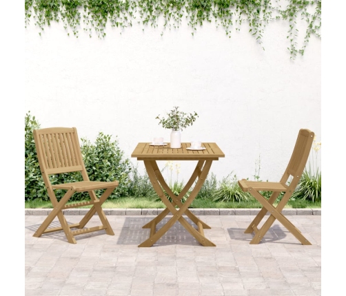 Sillas de jardín plegables 2 uds madera acacia 57x48,5x90 cm