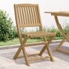 Sillas de jardín plegables 2 uds madera acacia 57x48,5x90 cm