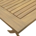 Mesa de jardín plegable madera maciza de acacia 120x70x75 cm