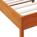 Estructura de cama sin colchón madera maciza marrón 90x190 cm