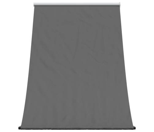 Toldo retráctil de tela y acero gris antracita 100x150 cm