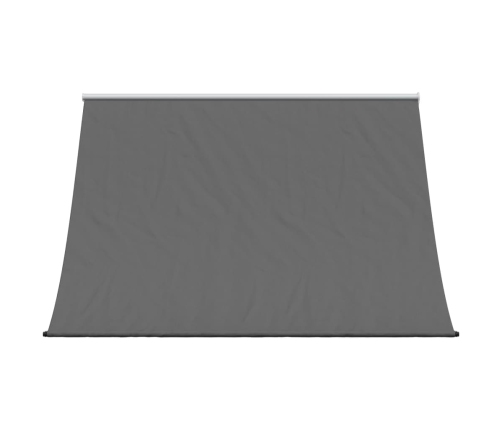 Toldo retráctil de tela y acero gris antracita 200x150 cm