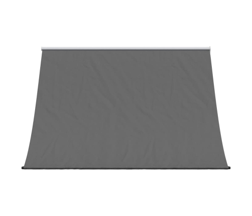 Toldo retráctil de tela y acero gris antracita 250x150 cm