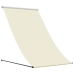 Toldo retráctil de tela y acero crema 150x150 cm