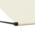 Toldo retráctil tela y acero crema 200x150 cm