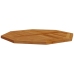 Tablero de mesa octogonal de madera maciza de teca 80x80x2,5 cm