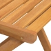 Sillas de terraza plegables 4 uds madera maciza de acacia