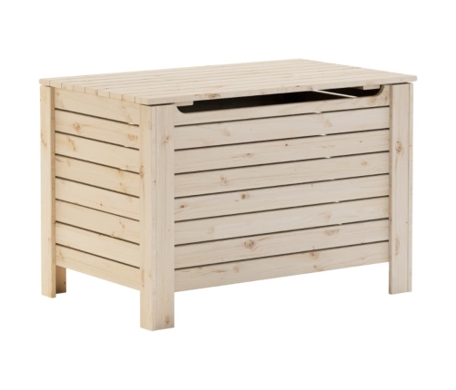 Caja de almacenaje con tapa RANA madera maciza pino 80x49x54 cm