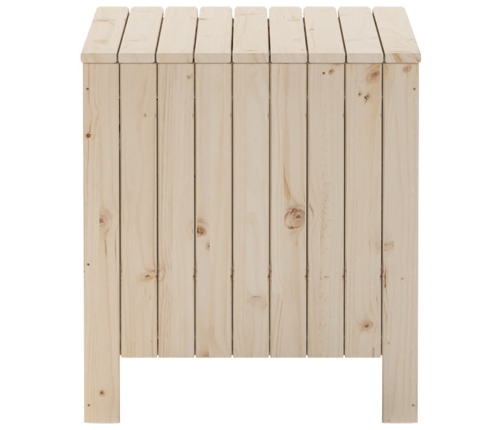 Caja de almacenaje con tapa RANA madera maciza pino 60x49x54 cm