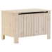 Caja de almacenaje con tapa RANA madera maciza pino 80x49x54 cm